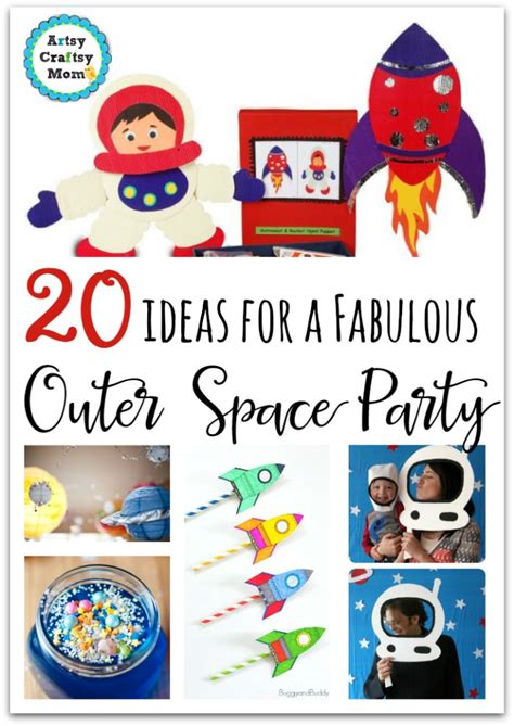 20 Ideas For A Fabulous Outer Space Party Artsy Craftsy Mom