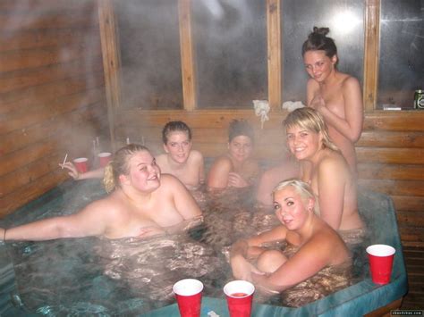Girlfriend Hot Tub Party