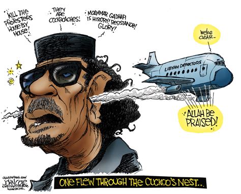 Editorial Cartoons About Libya