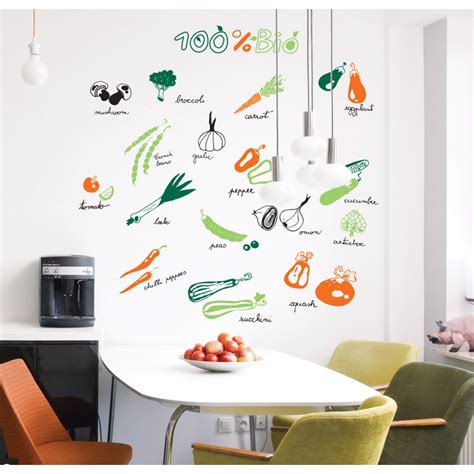 Dale un toque diferente con los vinilos decorativos para paredes de cocina, que aportarán mucha frescura y personalidad. Vinilos decorativos - MyVinilo ® | Vinilo Verduras - 100% bio