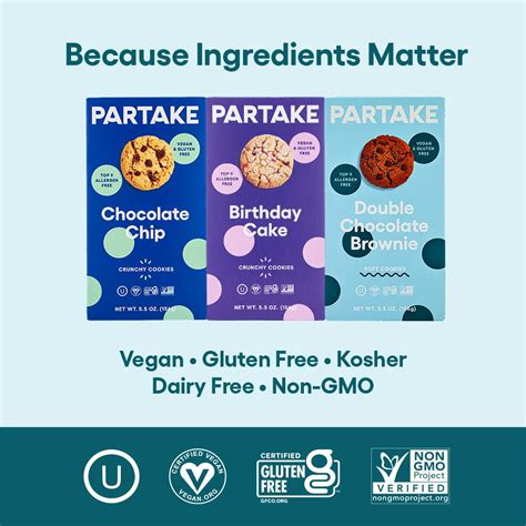 Partake Foods Gluten Free Vegan Cookies Variety Pack Discover
