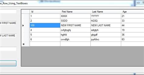 VB NET How To Update A DataGridView Row With TextBox Using VB NET