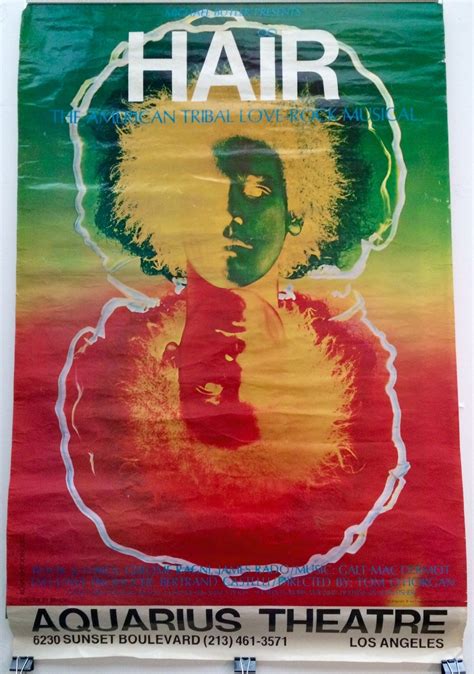 Hair The Musical 1969 Advertising Poster Collectors Weekly