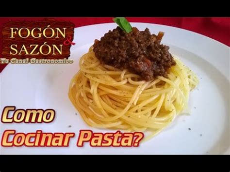 Como cocinar pasta correctamente? - aldente - comida ...