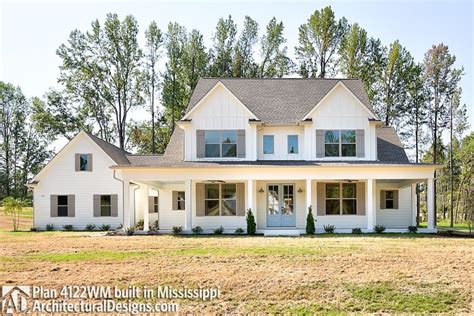 This Traditional Country Home Plan Is Bedecked With A Covered Wrap