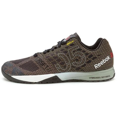 Baskets Reebok Crossfit Nano 50 Femmes Chaussures En Noir Coal Tin