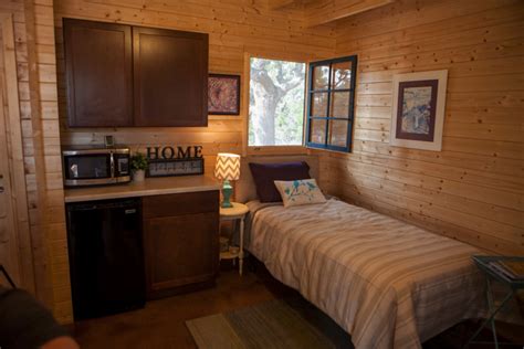 Home decor rustic kitchen wooden kitchen cabinets house interior wood room interior design kitchen wooden kitchen minimalist. Fighting Homelessness in Austin, One Tiny House at a Time ...