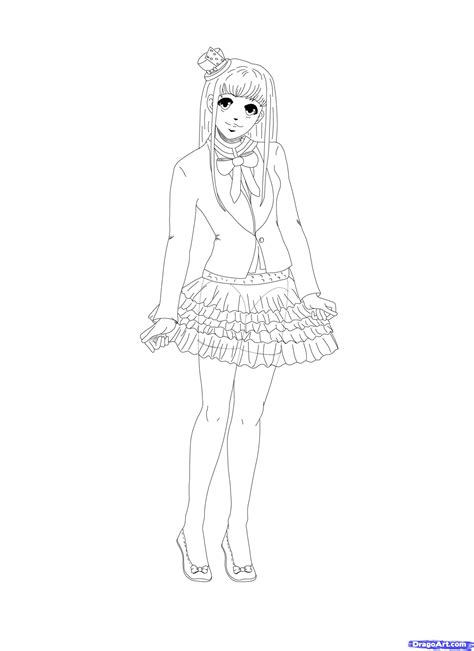 Cute aesthetic anime profile pictures and banners youtube. How to Draw a Cute Anime Girl, Step by Step, Anime People, Anime, Draw Japanese Anime, Draw ...