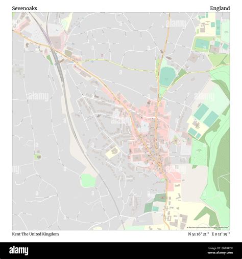 Sevenoaks Kent Map Cut Out Stock Images And Pictures Alamy