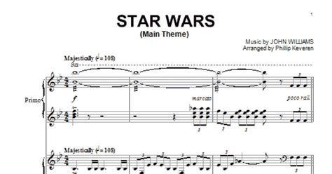 Star Wars Main Theme Arr Phillip Keveren Piano Duet Print Now