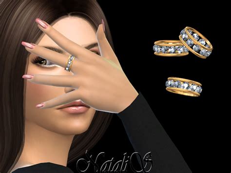 12 Gems Eternity Ring By Natalis At Tsr Sims 4 Updates
