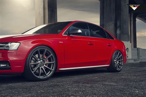 Red Audi S4 Gets A Touch Of Elegance With Carbon Graphite Vorsteiner