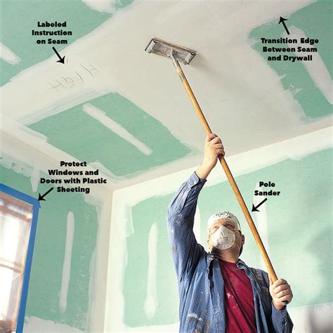 Finishing A New Drywall Ceiling With Painting Tips Painting Art