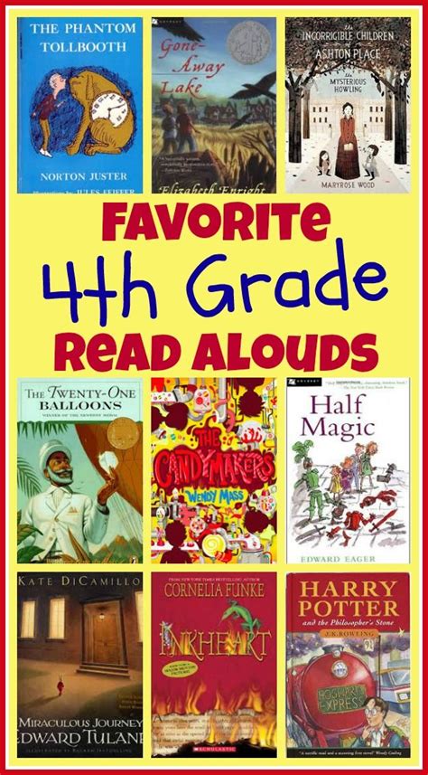 41 books based on 4 votes: Favorite 4th Grade Read Alouds | 4th grade reading, 4th ...