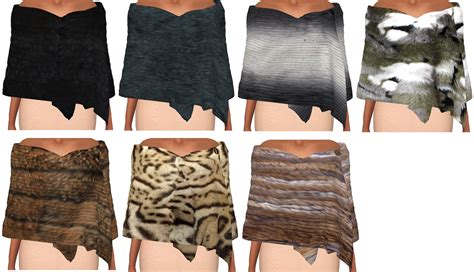 Sims 4 Ccs The Best Accessory Fur Coats Ponchos Capes And More By