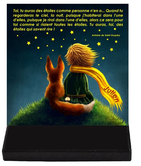 Je demande pardon aux enfants d'avoir dédié ce livre à une grande personne. Plaque funéraire enfant - Plaque funéraire Petit Prince