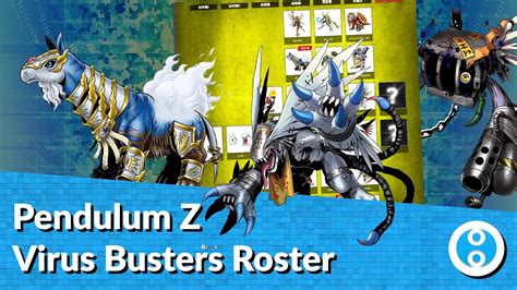Digimon Pendulum Z Virus Busters Roster Digimon Newsramble Youtube