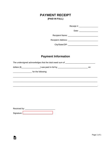 Payment Received Template Rebeccacamp Blog
