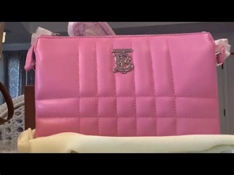 Unboxing Burberry Quilted Lambskin Lola Twin Pouch Crossbody So