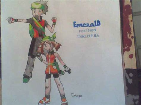 Emerald Pokemon Trainers By Thegaboefects On Deviantart