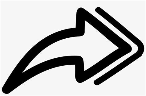 Download Transparent Forward Hand Drawn Arrow Pointing To Right