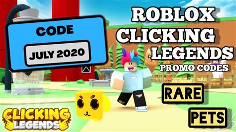 All New Codes In Clicking Legends Roblox Clicking Legends Update Codes