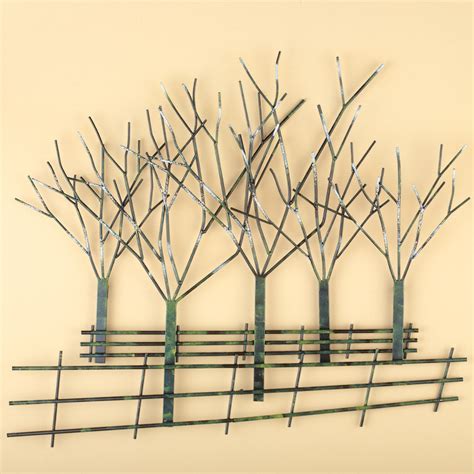 Winter Trees Metal Wall Art Collections Etc