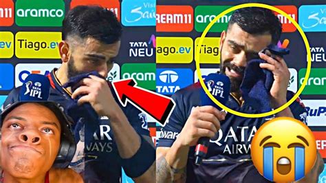 Speed Reaction Virat Kohli Crying Video 😭😭 Youtube