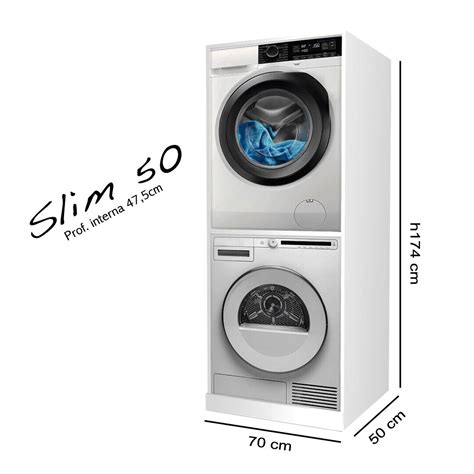 mobile colonna porta lavatrice per asciugatrice bagno lavanderia a giorno 70x50 ebay