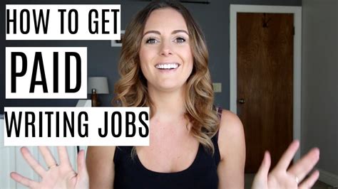 HOW TO GET PAID WRITING JOBS - YouTube