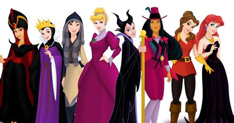 29 Classic Disney Kids Characters Reimagined As Villains