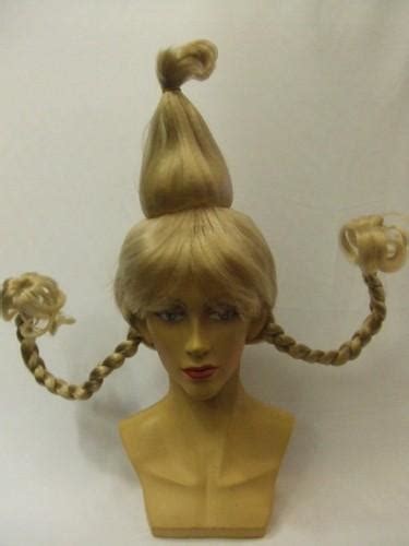 Deluxe Cindy Lou Who Wig How The Grinch Stole Christmas New Dr Suess