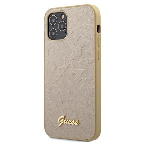 Kryt Guess Guhcp12mpuilglg Iphone 1212 Pro 61 Gold Gold Hardcase