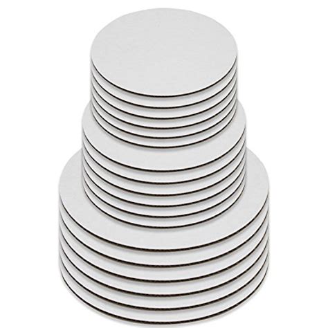 Cake Board Sizes Round Cake Boards By Pro Dispose Set Of 24 White
