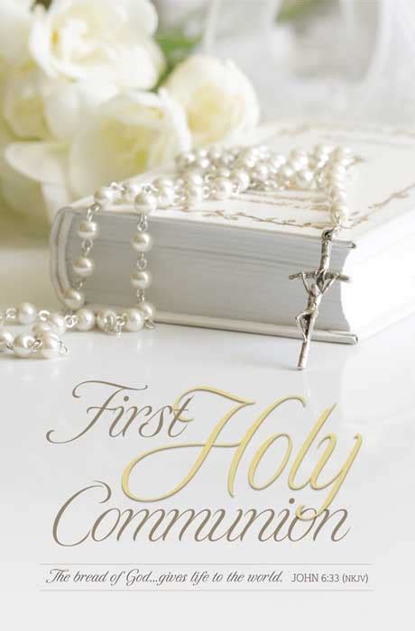 First Holy Communion Bulletin 3759 Tonini Church Supply