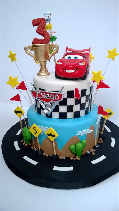 Pastel De Cars Cars Birthday Cake Cars Theme Cake Cars Party