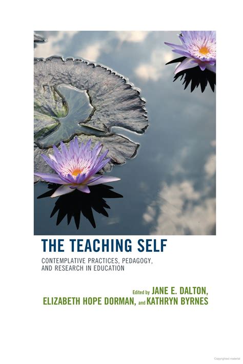 The Teaching Self Contemplative Practices Pedagogy And Research In