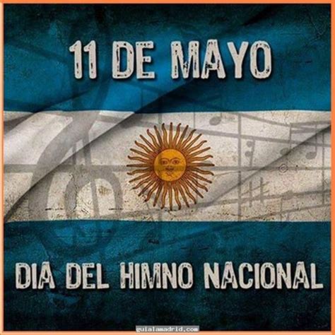 Tarjeta Para Celebrar El Dia Del Himno Nacional Argentino Imágenes