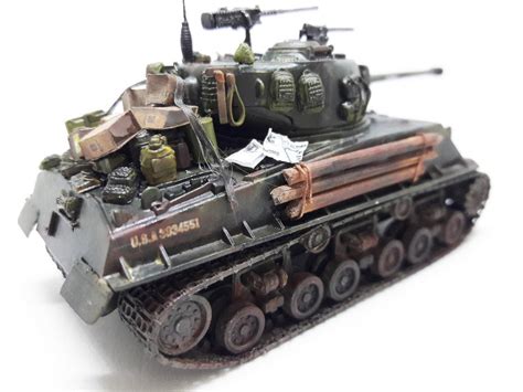 Scale Sherman Tank Fury Model Imodeler