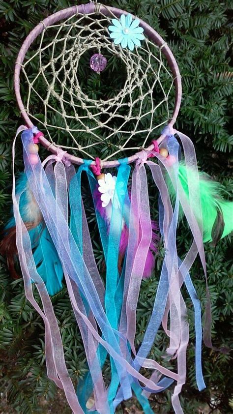 Sale A Summers Dream Large Pink Dream Catcher Girl Etsy
