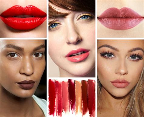 lipstick chart skin tone