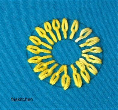 Tailed Chain Stitch In Hand Embroidery Tutorial Step By Step Video