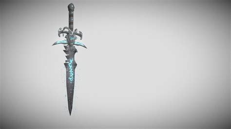 Frostmourne Sword Arthas World Of Warcreaft 3d Model By