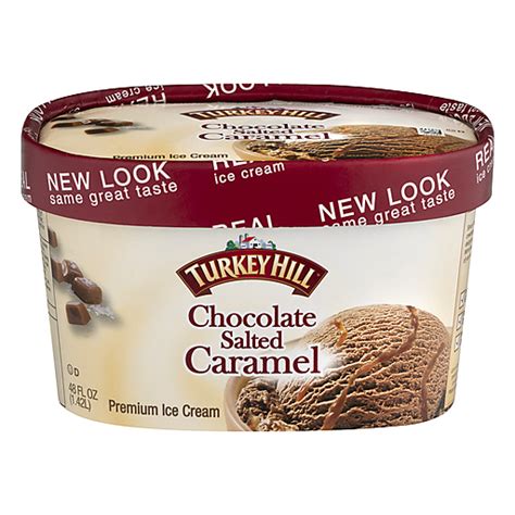 Turkey Hill Chocolate Salted Caramel Premium Ice Cream Fl Oz Tub