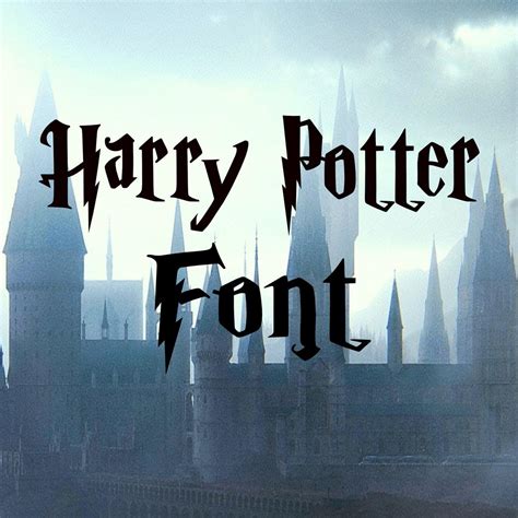 harry potter font free dafont free