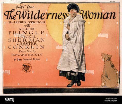 The Wilderness Woman Us Poster Aileen Pringle 1926 Stock Photo Alamy