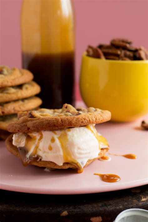 Sticky Toffee Cookie Ice Cream Sandwiches The Sugar Hit