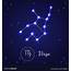 Virgo Zodiac Sign Stars On The Cosmic Sky Vector Image