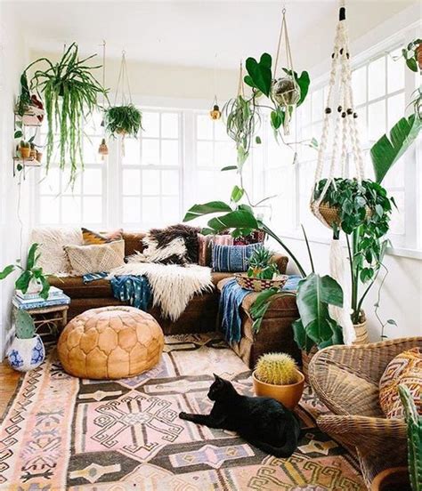 Jungle Vibes In The Living Room I Love Hanging Plants To Liven Up A