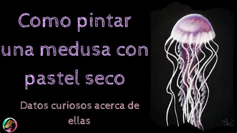 Como Pintar Una Medusa Con Tiza Pastel Youtube